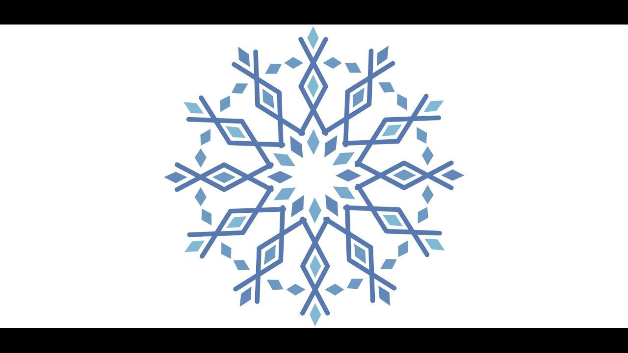 1280x720 Create Geometric Snowflakes In Adobe Illustrator