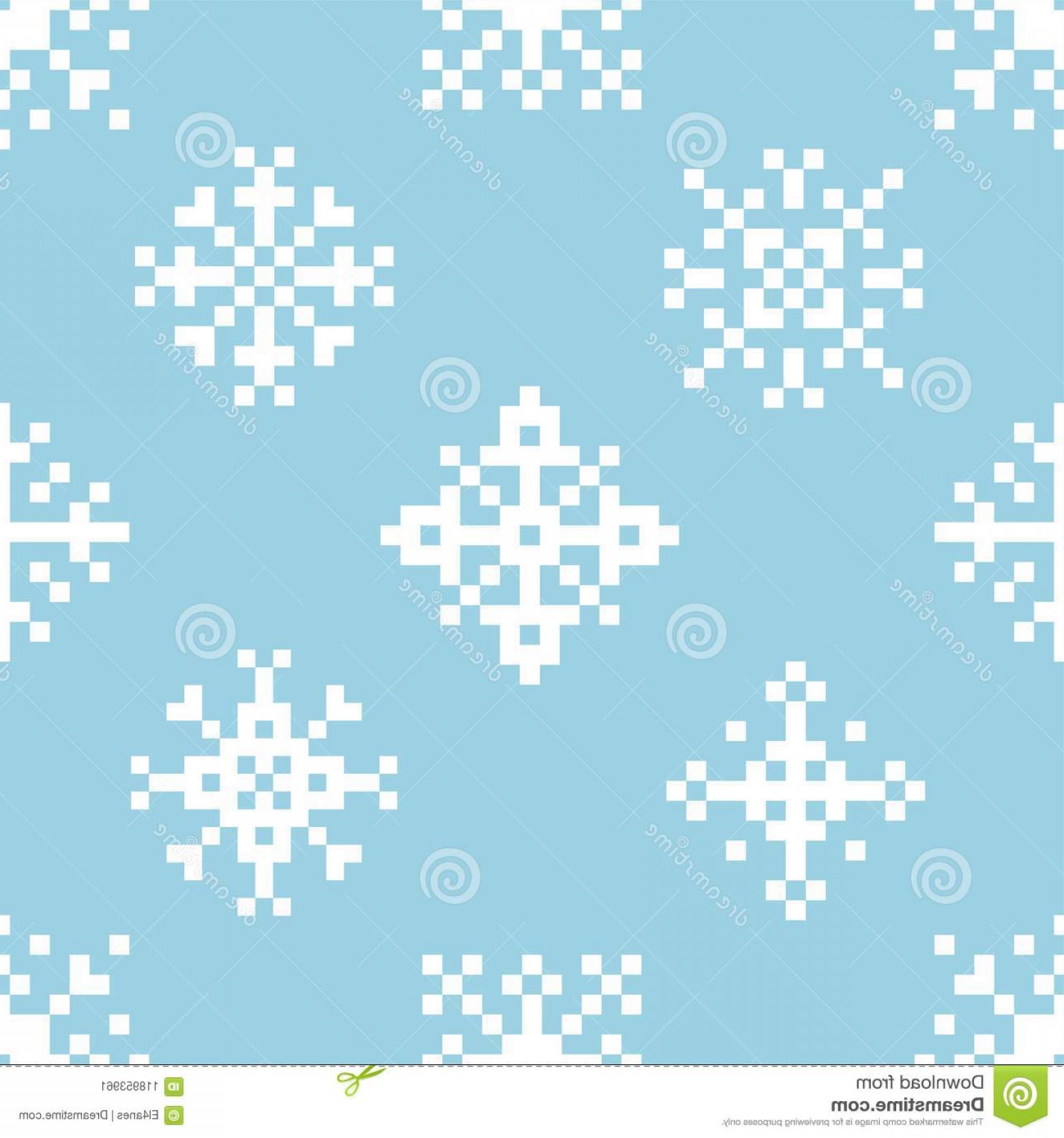 Pixel Snow Pattern Snowflakes Seamless Vector Image Handandbeak 1560x1668 Pixel Snow Pattern Snowflakes Seamless Vector Image Handandbeak
