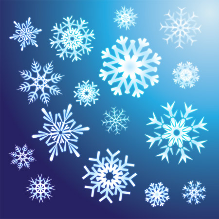 Free Snowflake Vectors For Your Winter Designs 450x450 Free Snowflake Vectors For Your Winter Designs