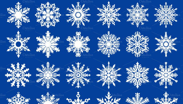 Snowflake Patterns Free Vector Formats Download 600x340 Snowflake Patterns Free Vector Formats Download