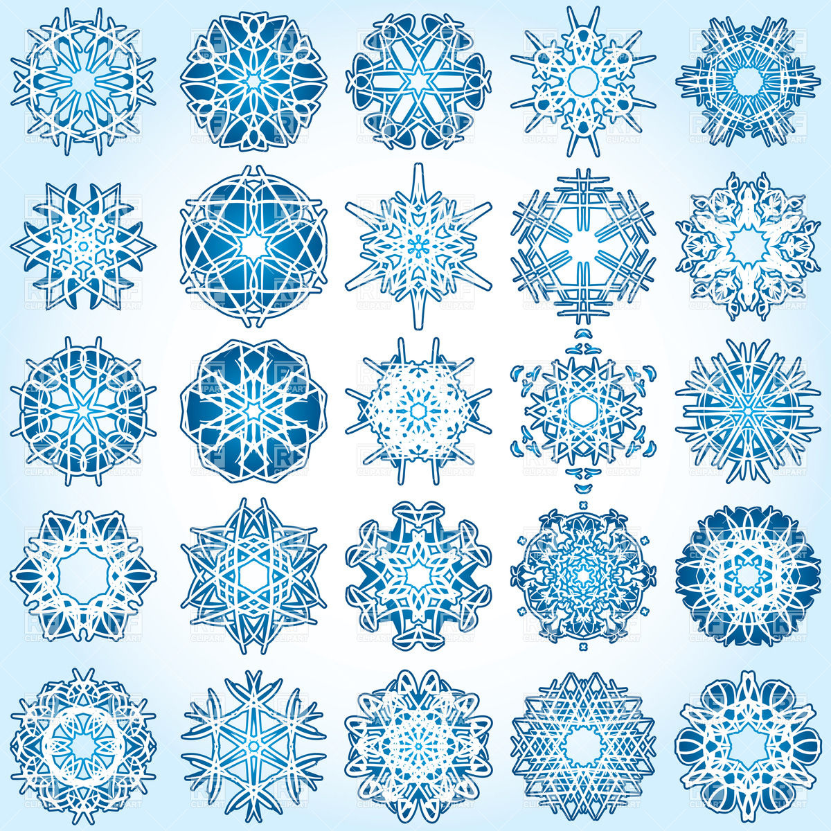 1200x1200 Snowflake Designs