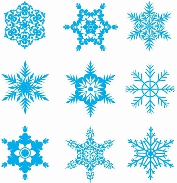 357x368 Snowflake Free Vector Download