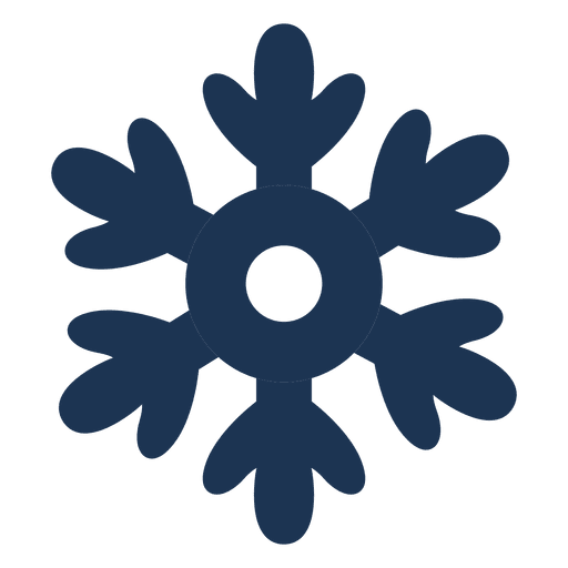 512x512 Snowflake Silhouette Icon