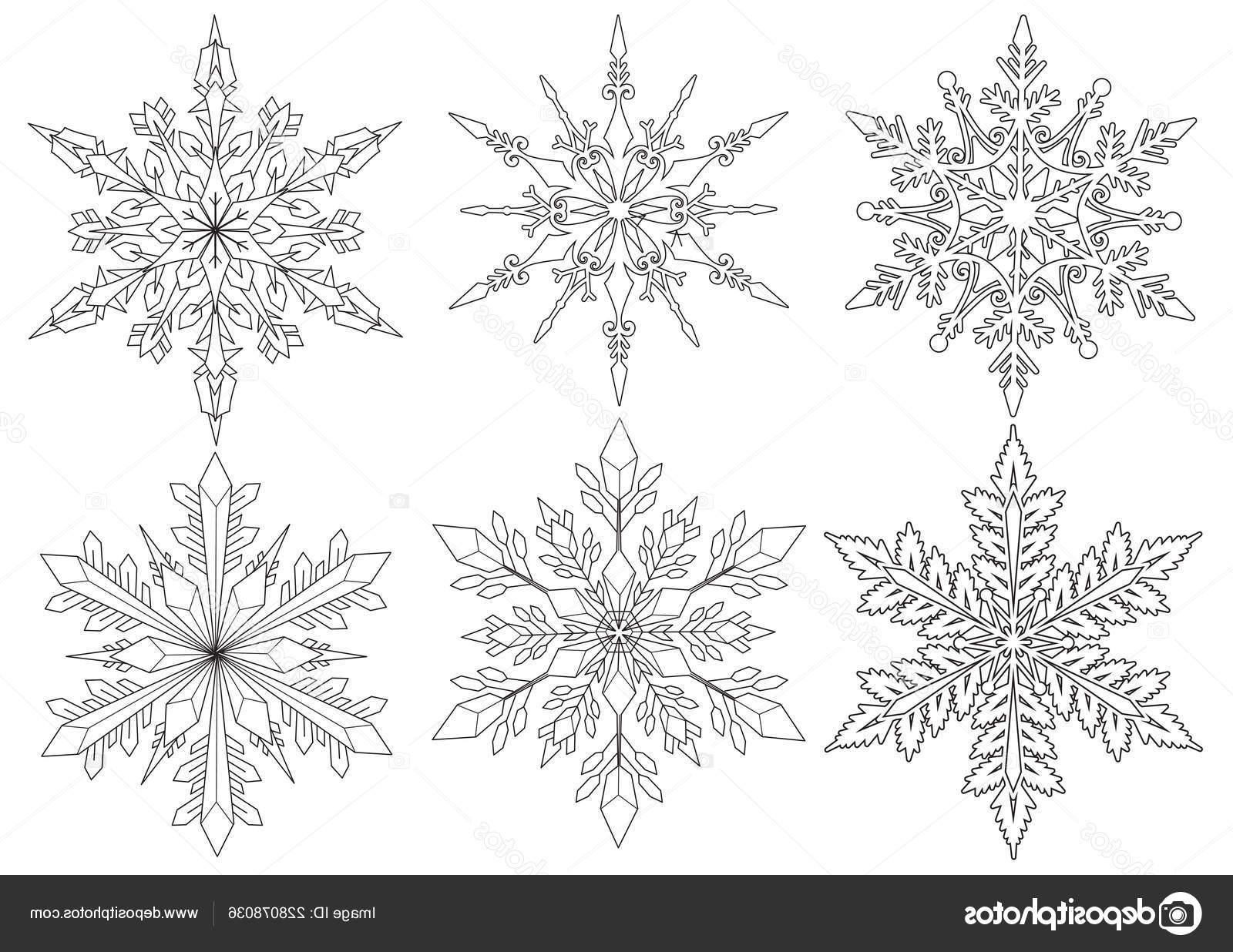 1600x1236 Top Snowflake Coloring Patterns Vector Images Vector Images Design