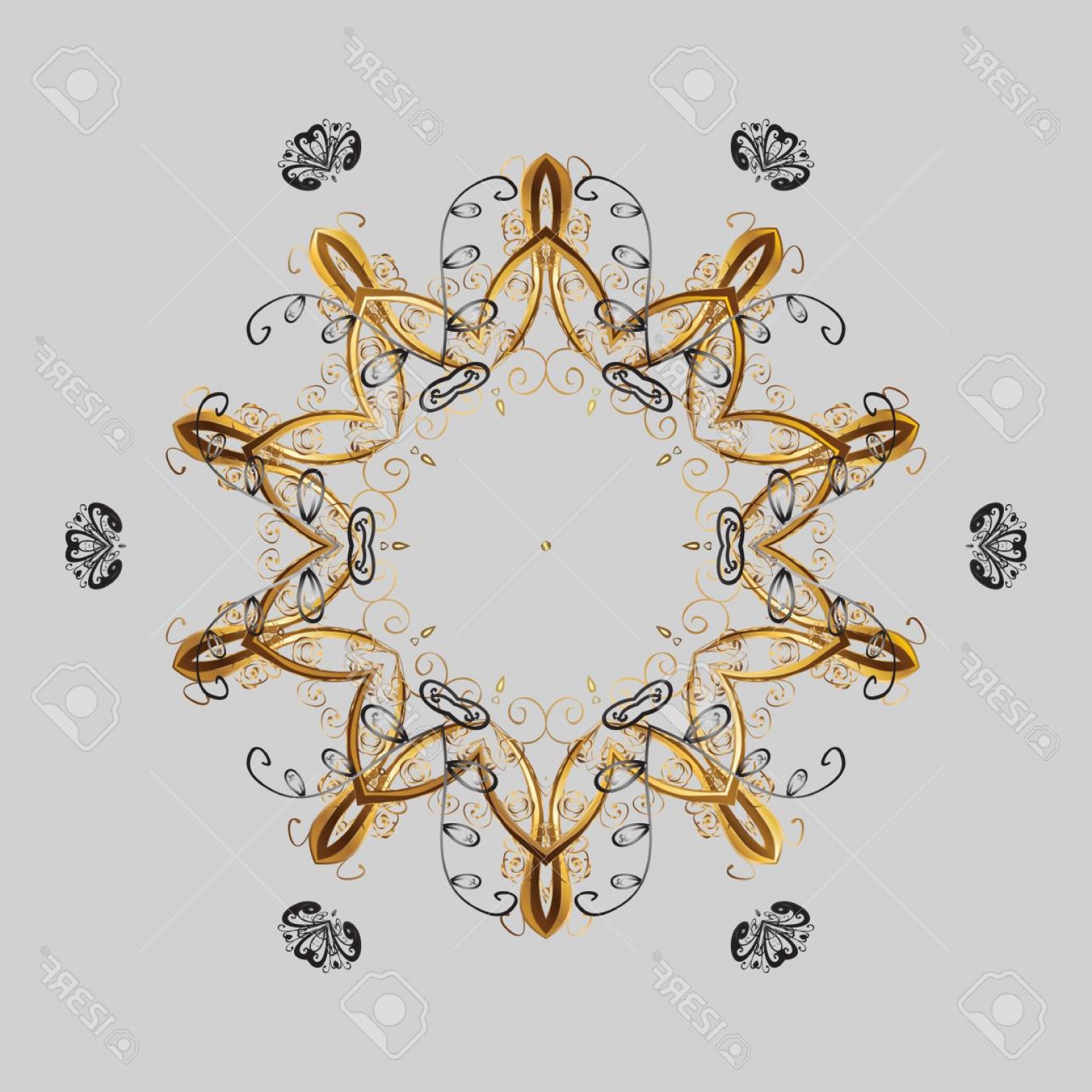 1560x1560 Photostock Vector Round Vector Snowflake Fine Snowflake Vector