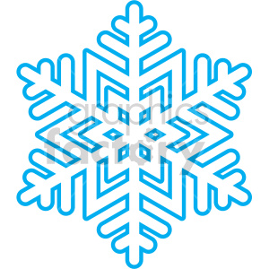 300x300 Winter Snowflake Vector Clip Art Clipart Royalty Free Gif