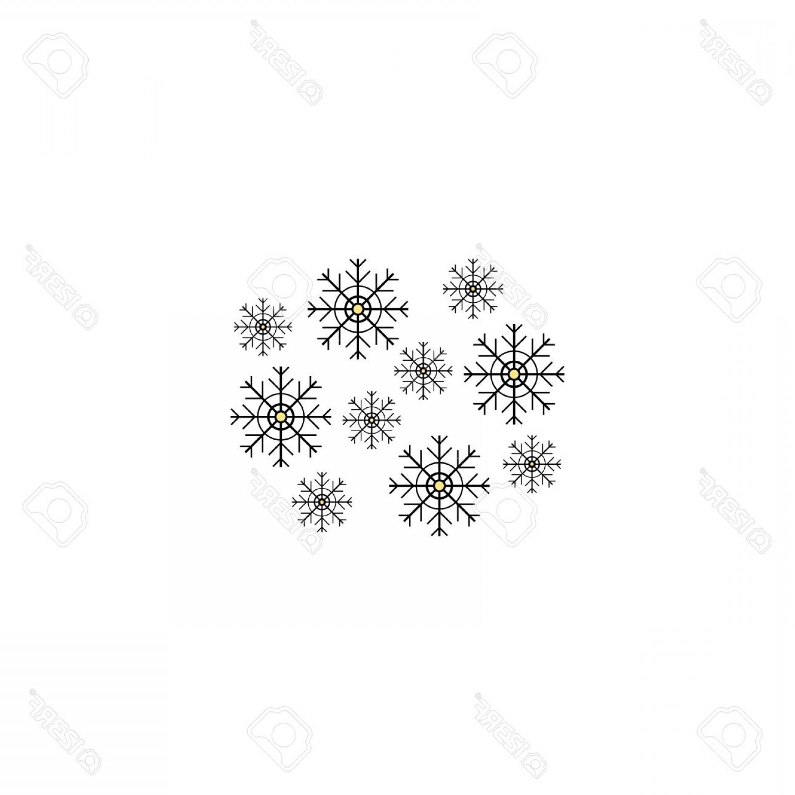 Gold Snowflake Vector Art Single Hoodamathrun 1560x1560 Gold Snowflake Vector Art Single Hoodamathrun