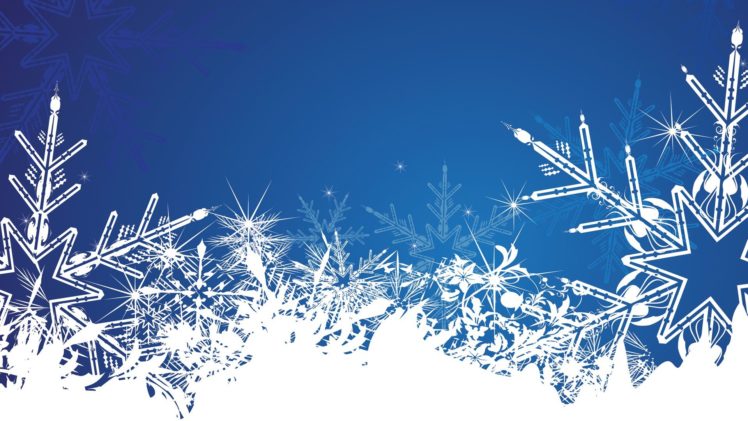 Winter, Vectors, Illustrations, Snowflakes, Blue, Background 748x421 Winter, Vectors, Illustrations, Snowflakes, Blue, Background