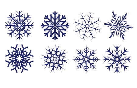 450x288 Free Snowflake Vectors For Your Winter Designs