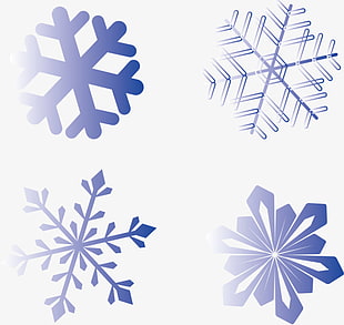 310x293 Snowflake With Winter Sale Vector Material Free