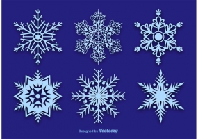 285x200 Vector Snowflakes Free Vector Graphic Art Free Download