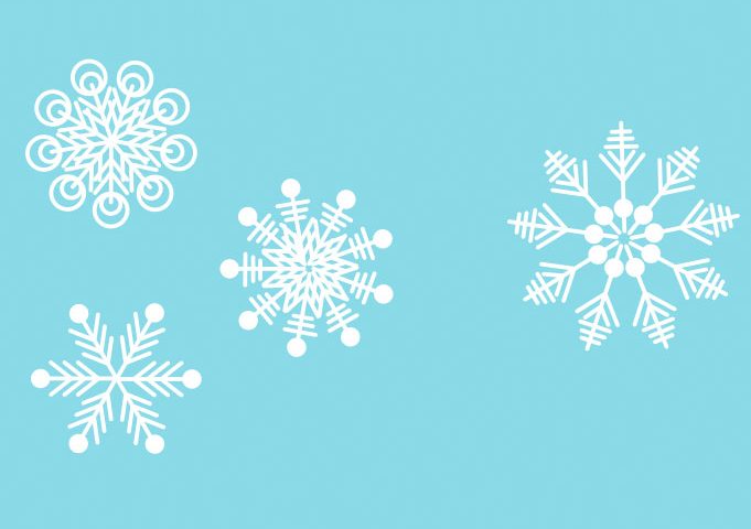 Free Beautiful Snowflakes Vector Free Download 681x480 Free Beautiful Snowflakes Vector Free Download