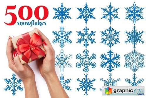 Snowflake Vector Ornaments Free Download Vector Stock Image 500x333 Snowflake Vector Ornaments Free Download Vector Stock Image