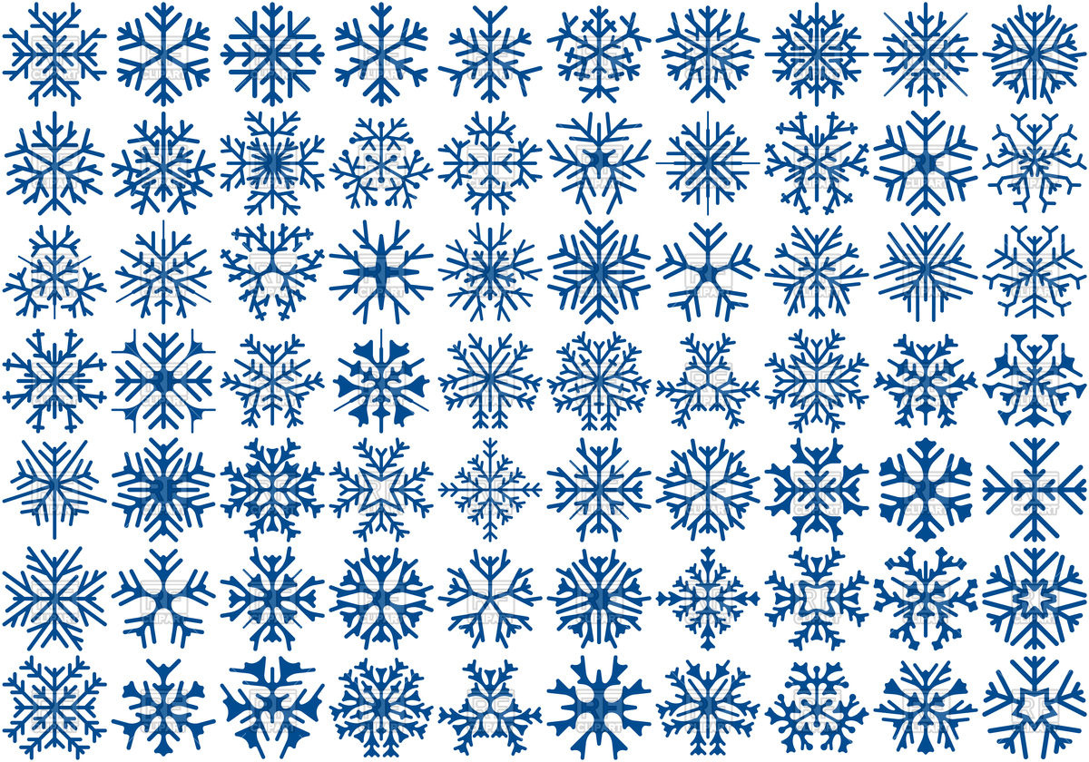 Big Set Of Snowflakes Vector Image Of Design Elements 1200x840 Big Set Of Snowflakes Vector Image Of Design Elements
