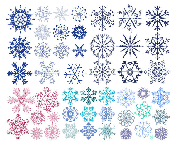 Christmas Decorative Snowflakes Vector Download Free Vectors 600x502 Christmas Decorative Snowflakes Vector Download Free Vectors