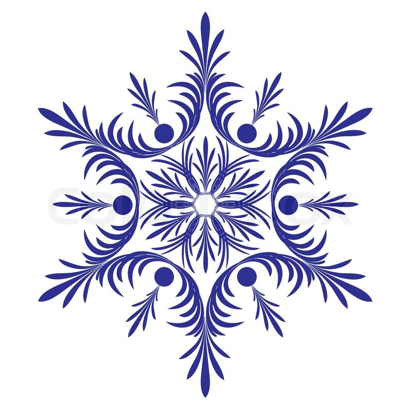Decorative Snowflake Vector Stock Vector Colourbox 800x800 Decorative Snowflake Vector Stock Vector Colourbox