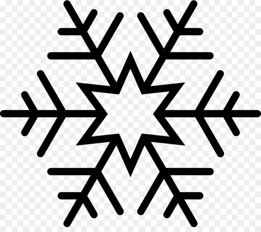 900x800 Red Snowflake Vector Png Snowflake Clipart Download