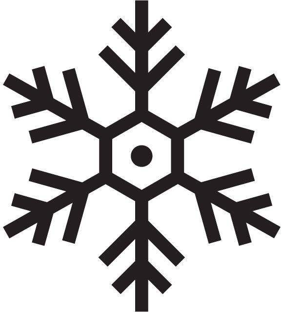 580x639 Snowflake Vector Png