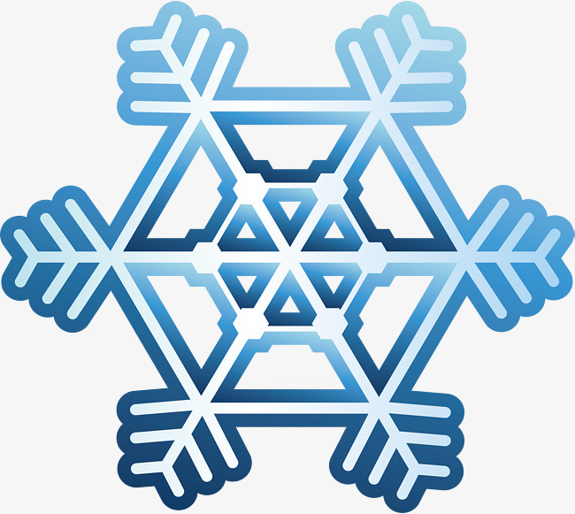 650x581 Blue Snowflakes, Blue Vector, Vector Png