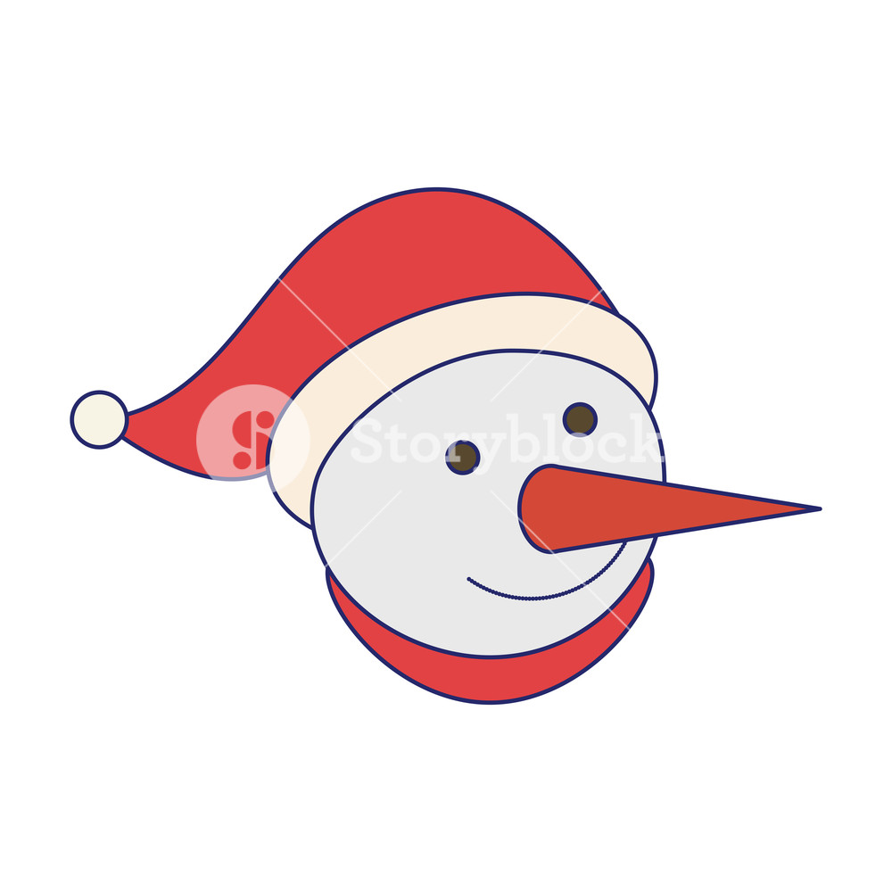 Snowman Face Cartoon Isolated Vector Illustration Graphic Design 1000x1000 Snowman Face Cartoon Isolated Vector Illustration Graphic Design