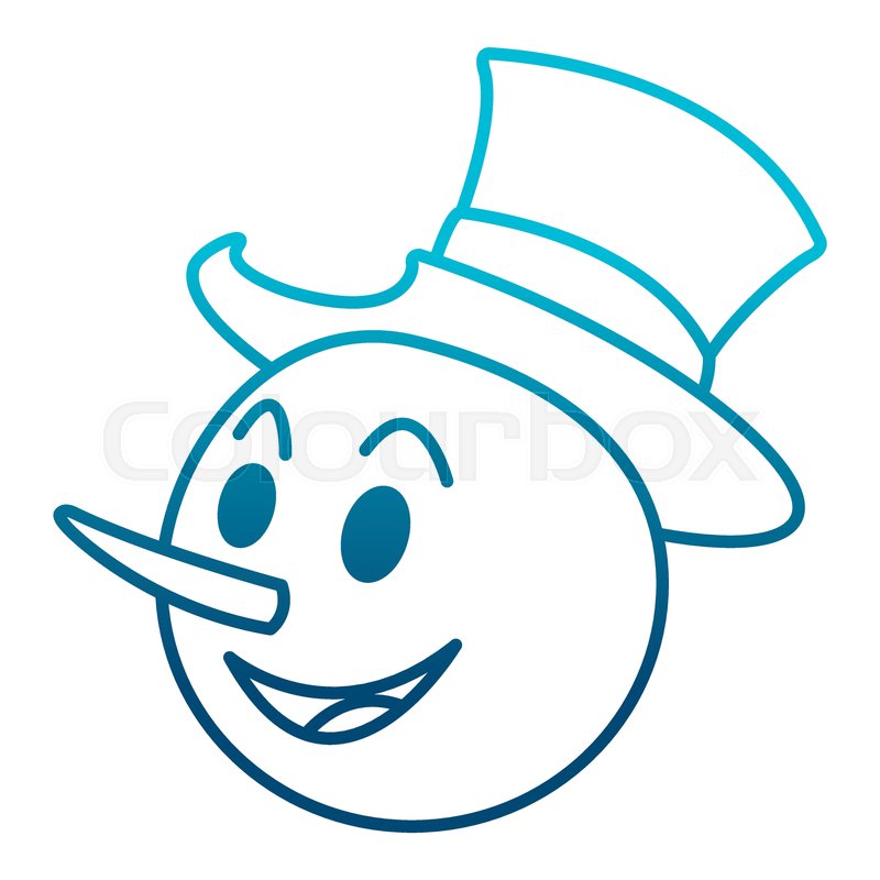 Snowman Face Christmas Cartoon Icon Stock Vector Colourbox 800x800 Snowman Face Christmas Cartoon Icon Stock Vector Colourbox