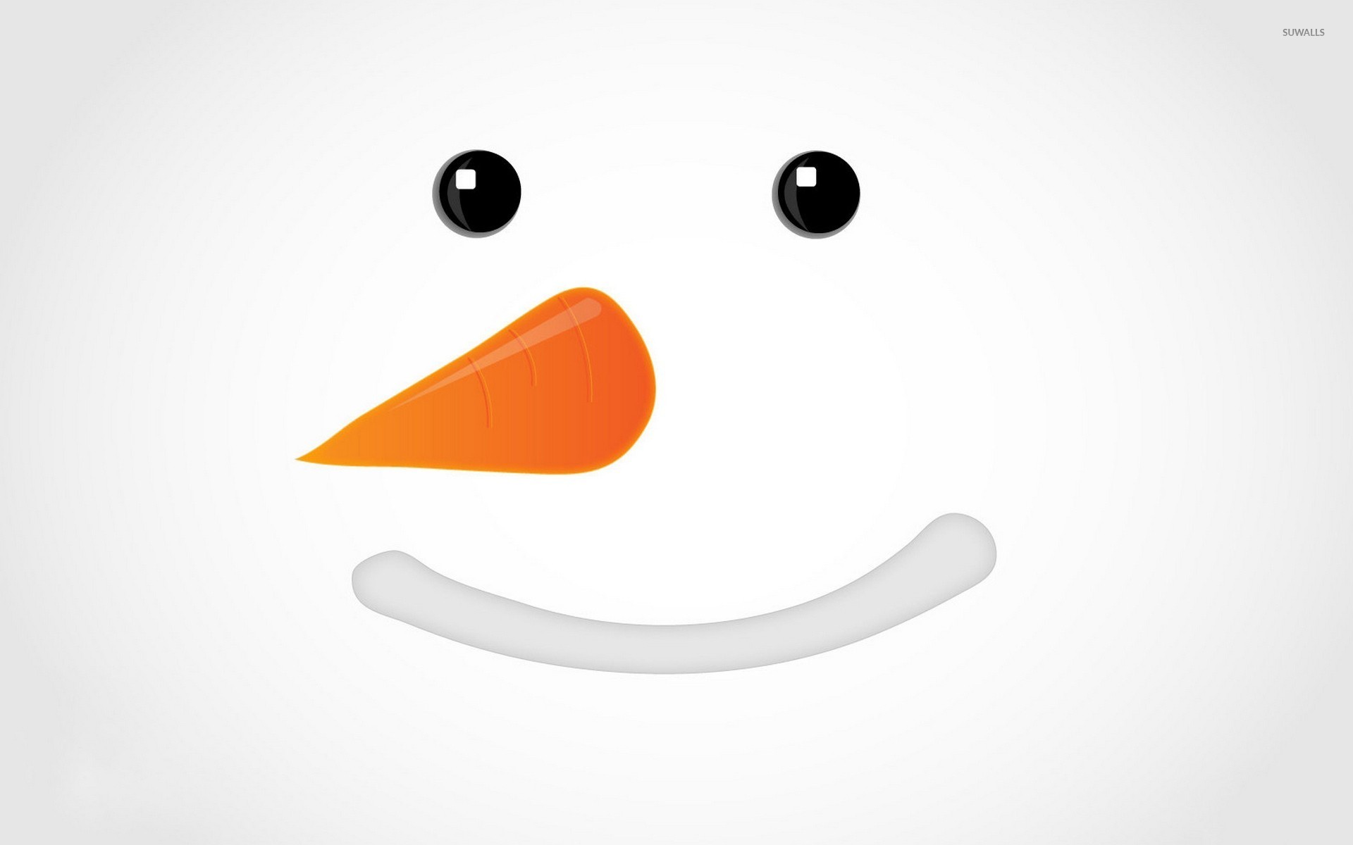 Snowman Face Wallpaper 1920x1200 Snowman Face Wallpaper