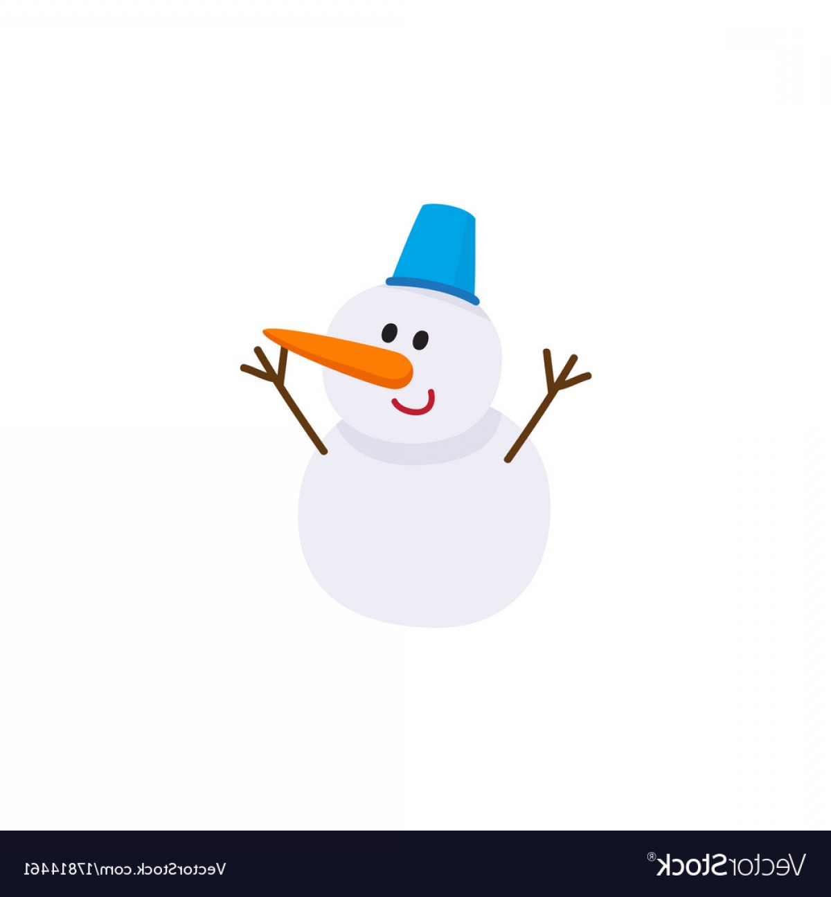 Снеговик морковный нос