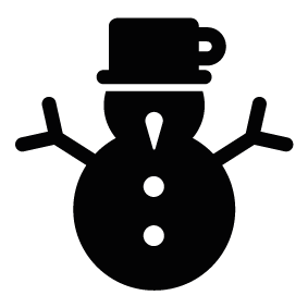 283x283 Snowman Silhouette Silhouette Of Snowman