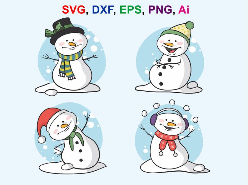 794x595 Snowman Clipart Snowman Snowman Vector Graphics Png Etsy