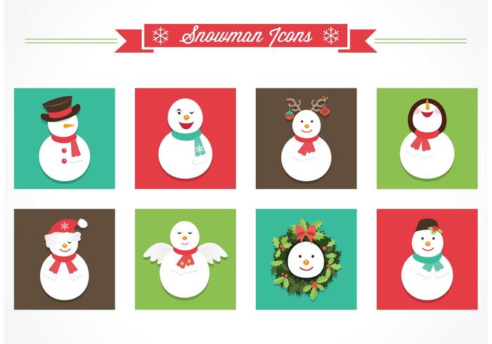 700x490 Snowman Free Vector Art