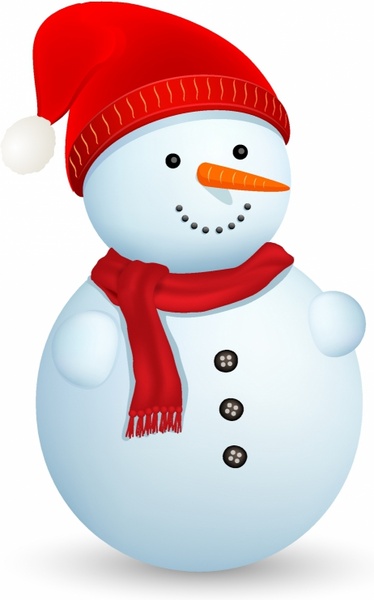 374x600 Snowman Free Vector In Adobe Illustrator