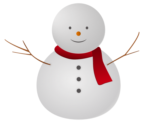500x427 Snowman Vector Png Vector, Clipart