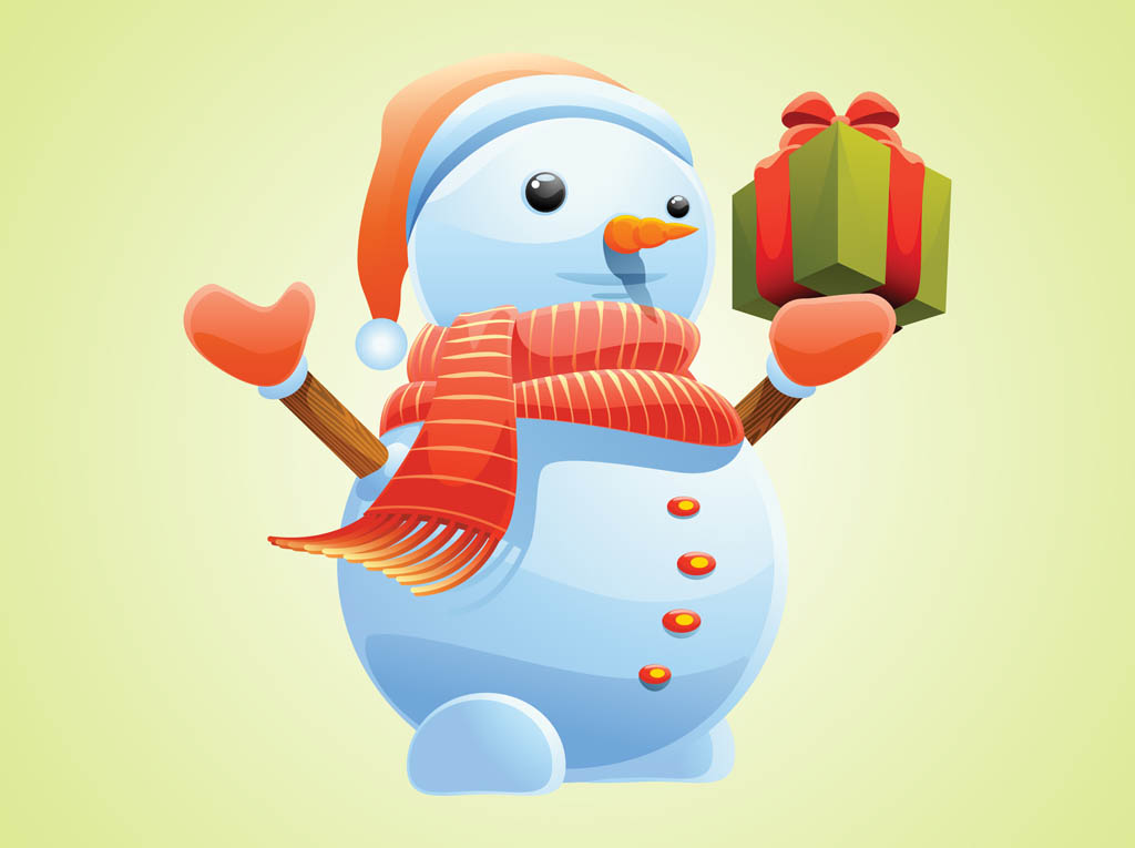 1024x765 Christmas Snowman Vector Vector Art Graphics