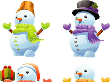 452x336 Cute Snowman Clipart Free Free Vector Download