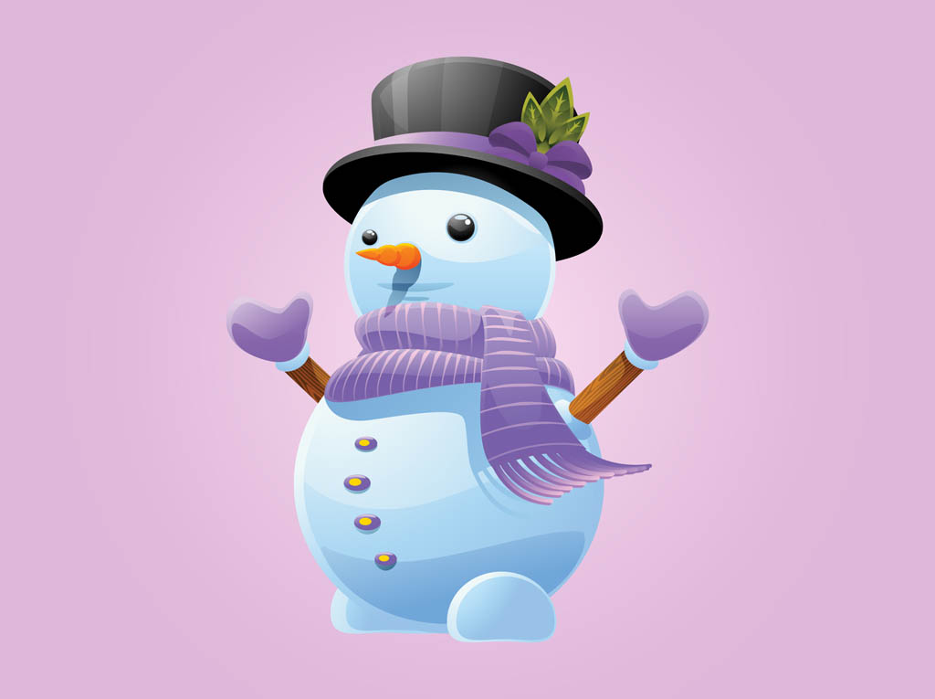 1024x765 Snowman Vector Vector Art Graphics