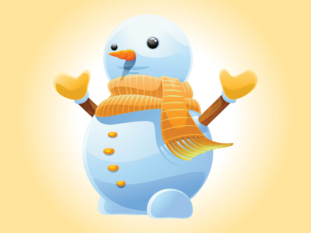 1024x765 Winter Snowman Vector Vector Art Graphics