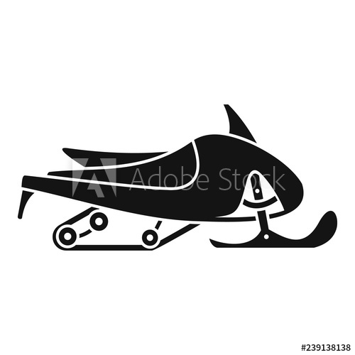 500x500 Small Snowmobile Icon Simple Illustration Of Small Snowmobile