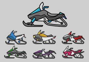 286x200 Snowmobile Free Vector Art