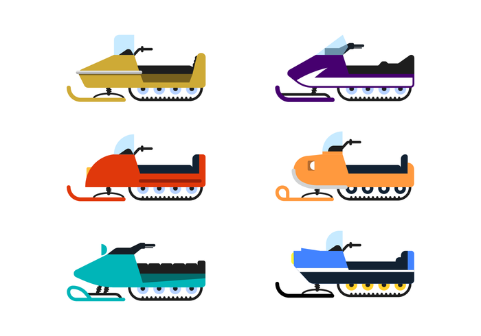 700x490 Free Snowmobile Vector Stock Images