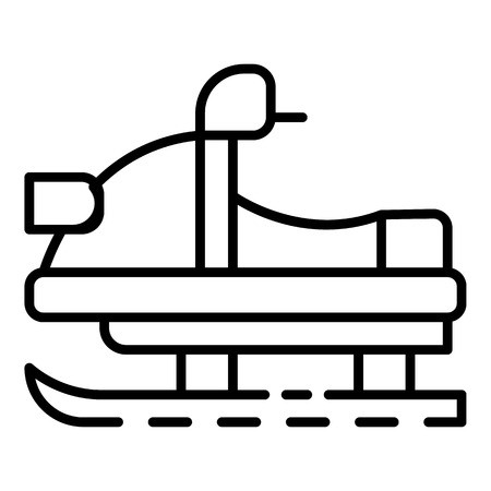 450x450 Snowmobile Icon Outline Snowmobile Vector Icon For Web Design