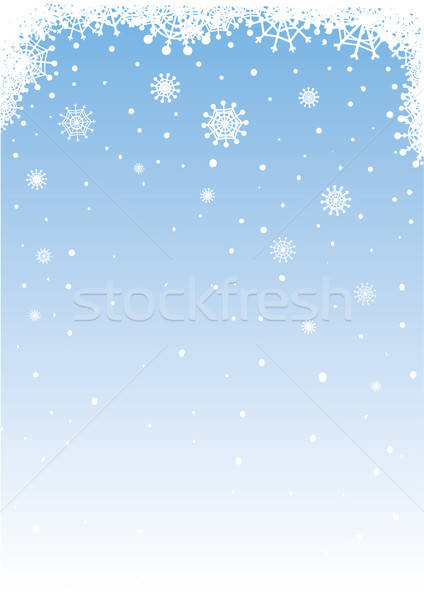 424x600 Snowy Background Vector Illustration Claudiu Badea