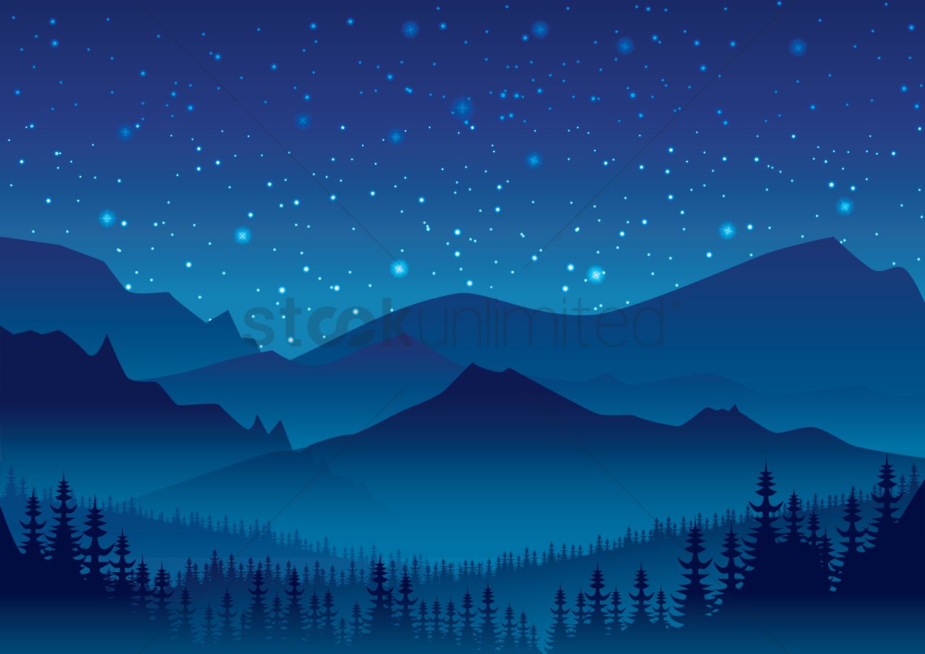 1300x919 Snowy Mountains Background Vector Image