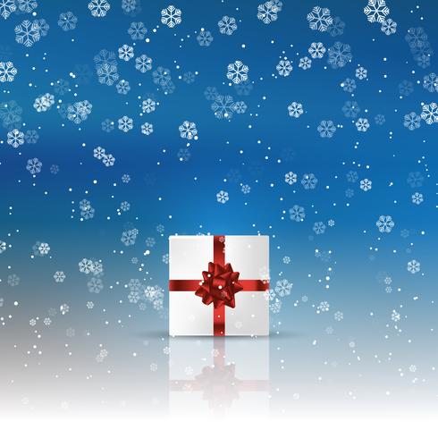 490x490 Christmas Gift On Snowy Background