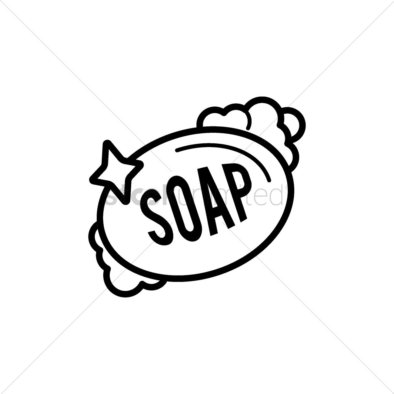 Soap Bar Vector Image 1300x1300 Soap Bar Vector Image