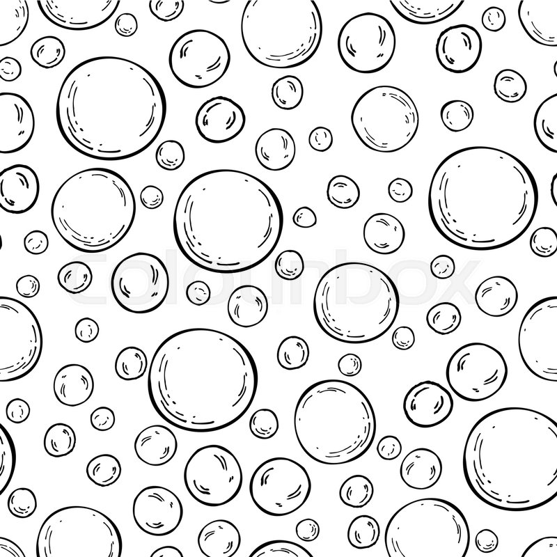 800x800 Seamless Soap Bubbles Pattern Vector Stock Vector Colourbox