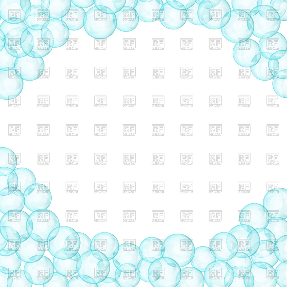 1200x1200 Frame Made Of Soap Bubbles Free Vector Image Vector Artwork
