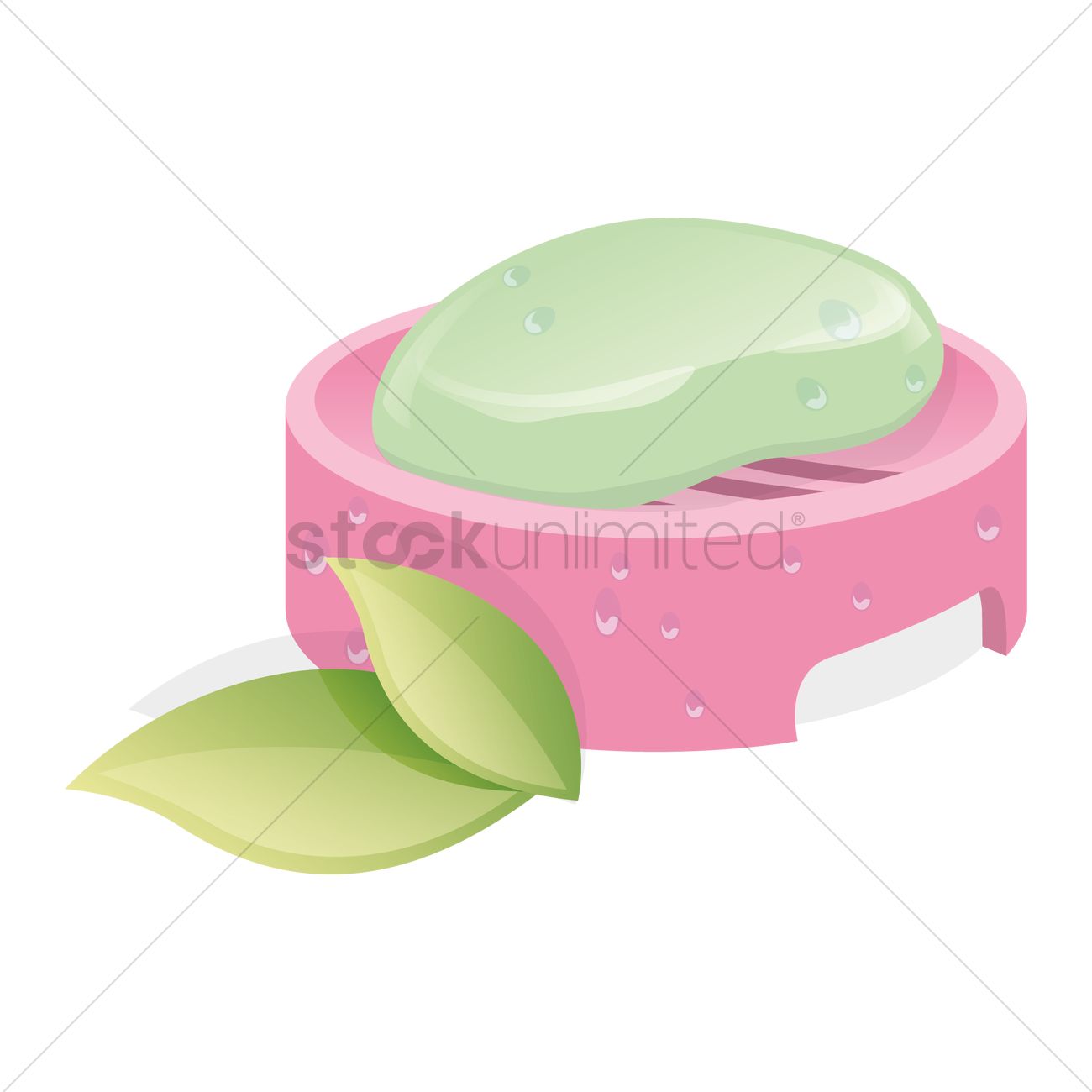 1300x1300 Spa Soap Vector Image