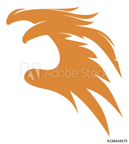 447x500 Soaring Eagle Vector