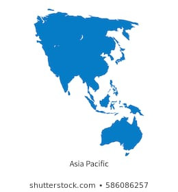 260x280 Inspirational Asia Pasific Map Vector
