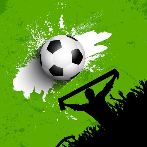 490x490 Grunge Football Soccer Crowd Background